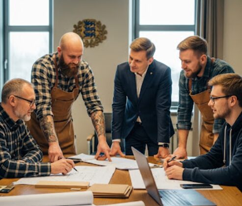 Lesno-predelovalna industrija – Estonija miga in se razvija Estonski lesno-predelovalni model